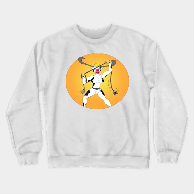 MEGAMOO Crewneck Sweatshirt by Robopolis Prime